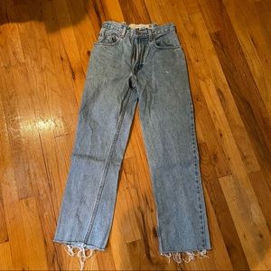 vintage gap jeans (altered)